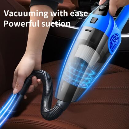 Automobile Vacuum Cleaner, Super Strong Suction High-power Car Dust Removal Machine, Small, Portable Suction